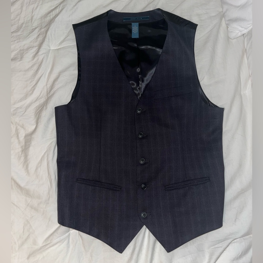 Black Suit Vest